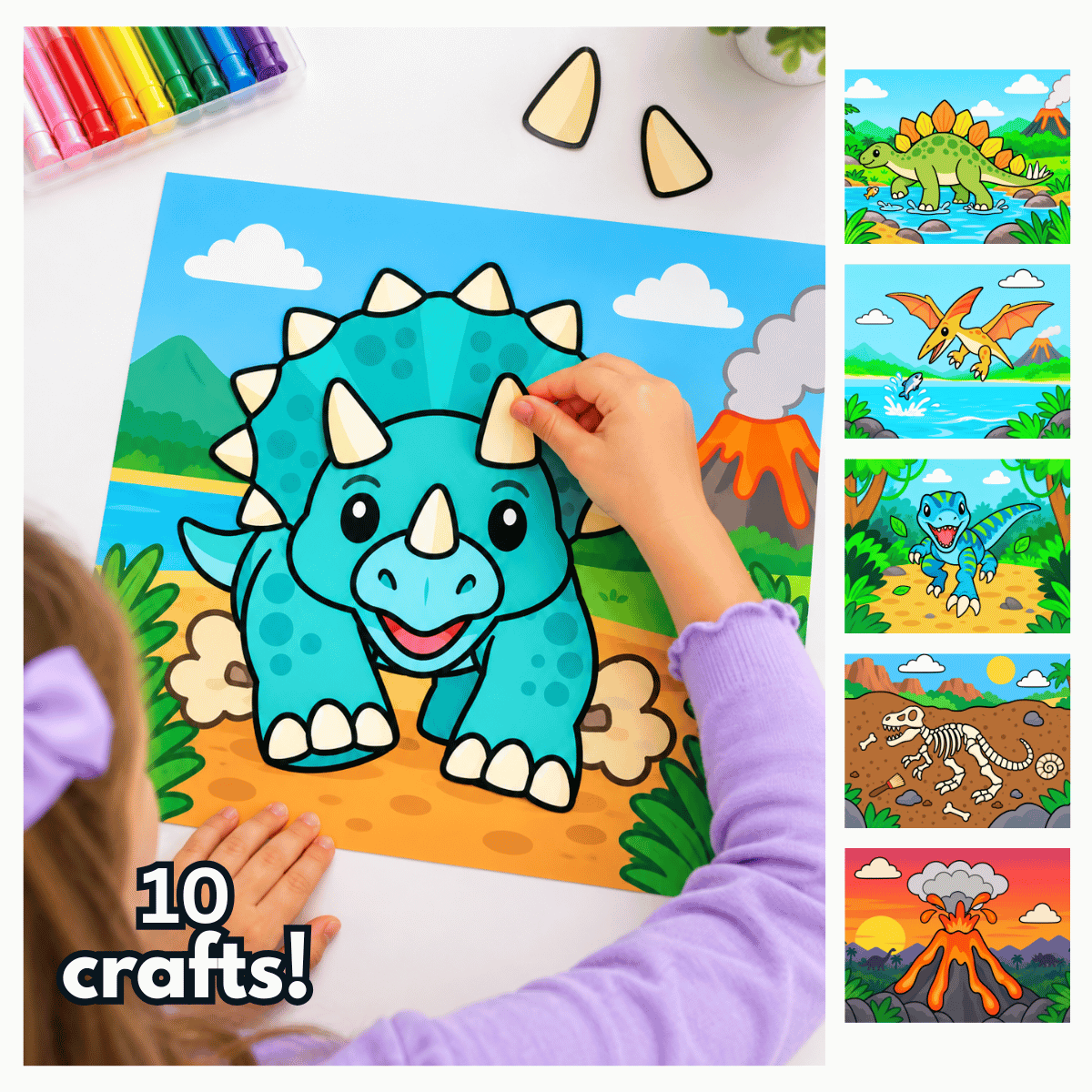 Dinosaur Craft Kits for Kids