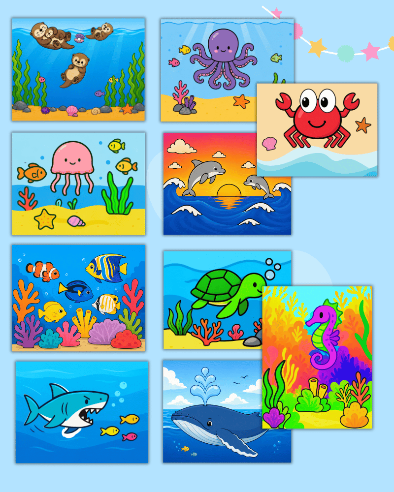 Sea Animal Craft Kits For Kids