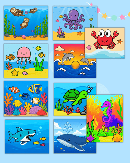 Sea Animal Craft Kits For Kids