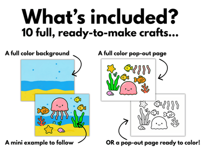 Sea Animal Craft Kits For Kids